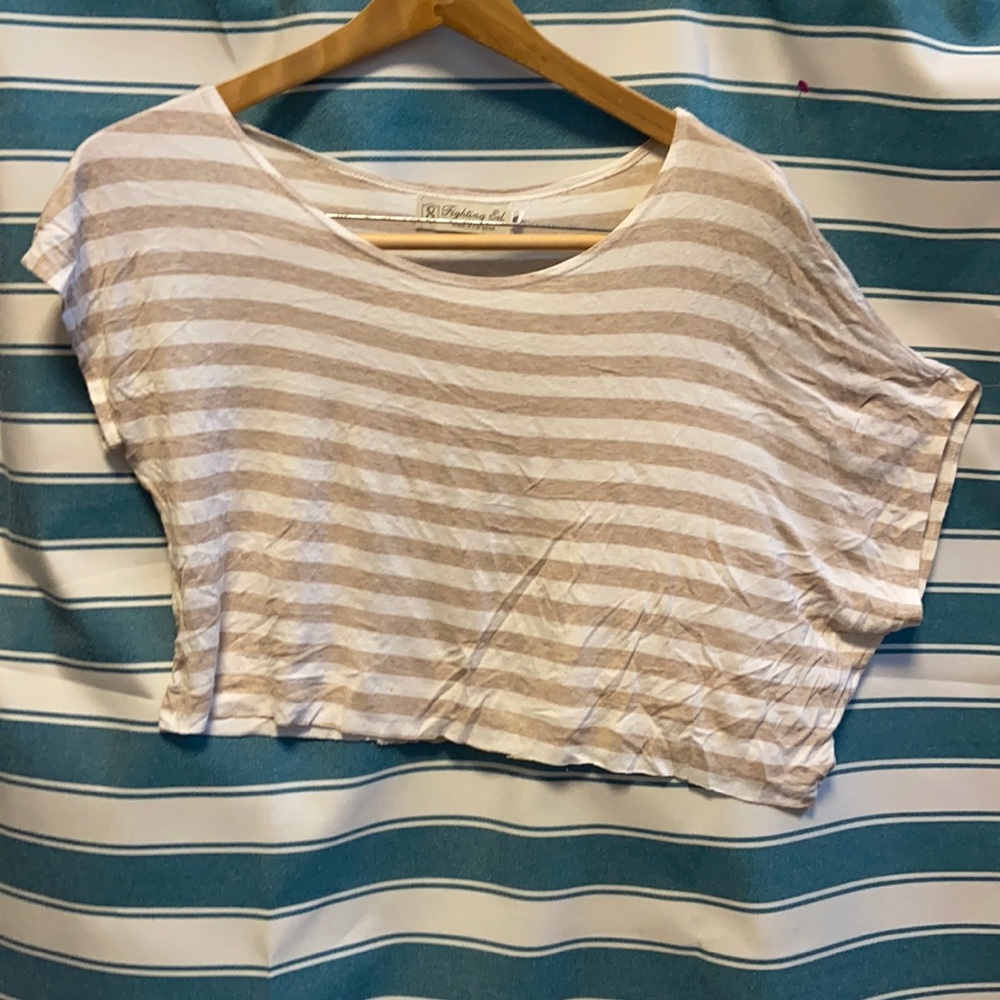 Fighting Eel Hawai’i- asymmetrical crop top